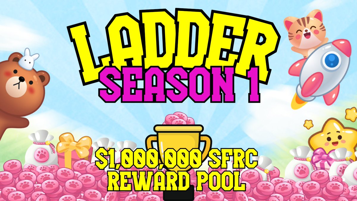 📣Announcing SafariCrush Ladder Season 1!! 🎉

⏰ Season 1 Start Time: Now
🔚 Season 1 End Time: August 31st, 24:00 UTC
🎮 Season 1 Stages: Stages 1 to 20

💰 Total Ladder Prize Money: $1,000,000SFRC

🥇 Prize money for each stage:
1st place $30,000 SFRC
2nd place $15,000 SFRC