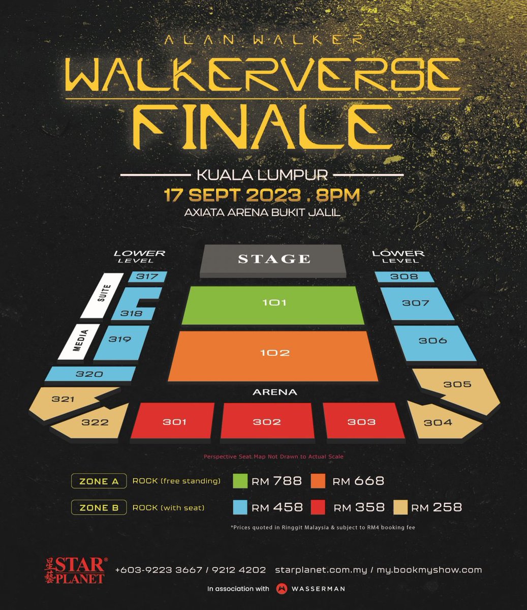 [Ticketing Service] ALAN WALKER'S SPECTACULAR “WALKERVERSE” WOULD TOUR

We provide assist purchase service, welcome to pm for details.

#AlanWalker #WalkerverseWorldTour #KualaLumpur #EDM #LiveMusic #Concert #concertticket #concertmalaysia #ticketingservice #malaysiaconcert