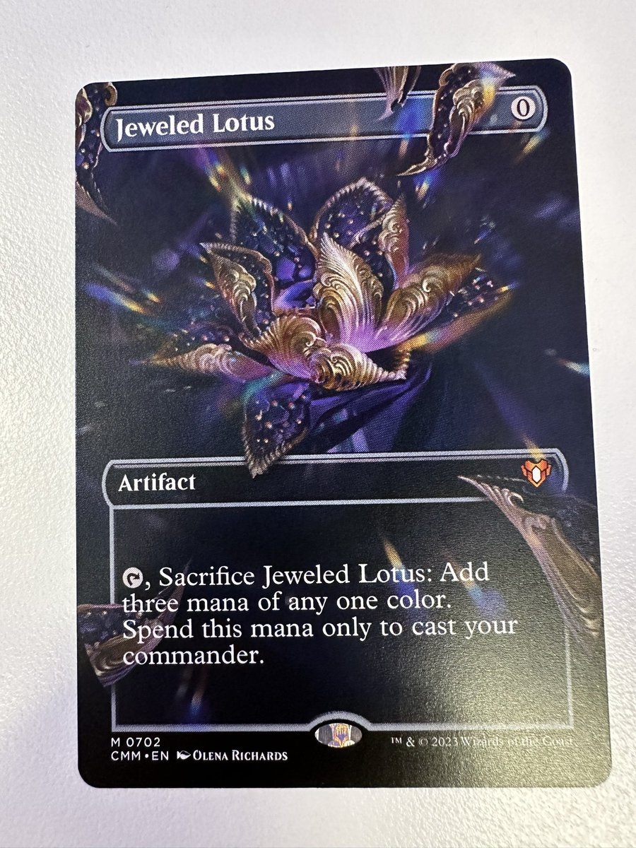 Iamiczel's tweet photo. Pulled a Jeweled Lotus #mtg https://t.co/tsu8qhGrHX