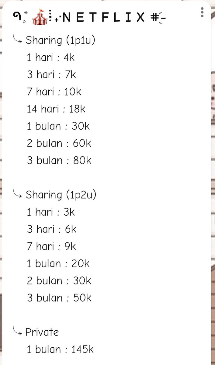 hAlLow!  ꒰ᐢ.  ̫ .ᐢ꒱ ‘ XEREN 🐩  hadir membawa app prem yang kamu mau!! sat set sat set langsung cuss jadi 𖠵 🚐💭 ✱⁺⋆

⟡﹕ trusted 1OO%
⟡﹕ murah meriah ❕

💵 . dana | shopay | gopay
🏷 . testi tiny.cc/testixerenstore
☎️ . fast respon » tiny.cc/xerenstore