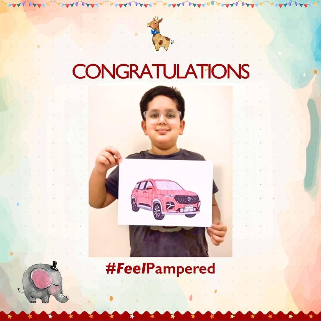 MGMotorIn's tweet photo. Congratulations Rahul Sharma, Manan Arora and Neeraj Kumar for winning the #FeelPampered contest. We’ll DM you the details of the goodies. 

#NextGenHector #MG #InternetCar #SUV #MorrisGaragesIndia #MGMotorIndia https://t.co/GaRfSZKyzI