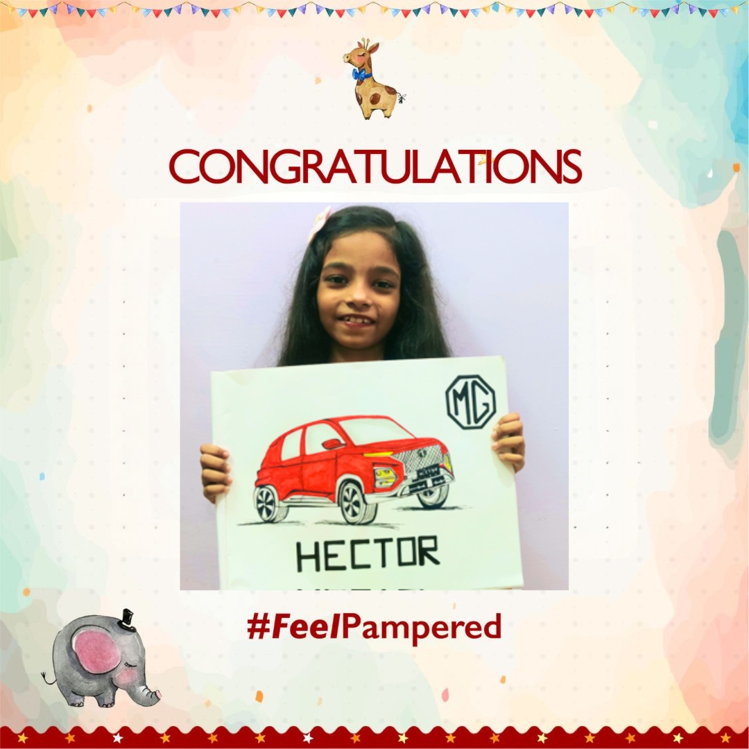 MGMotorIn's tweet photo. Congratulations Rahul Sharma, Manan Arora and Neeraj Kumar for winning the #FeelPampered contest. We’ll DM you the details of the goodies. 

#NextGenHector #MG #InternetCar #SUV #MorrisGaragesIndia #MGMotorIndia https://t.co/GaRfSZKyzI
