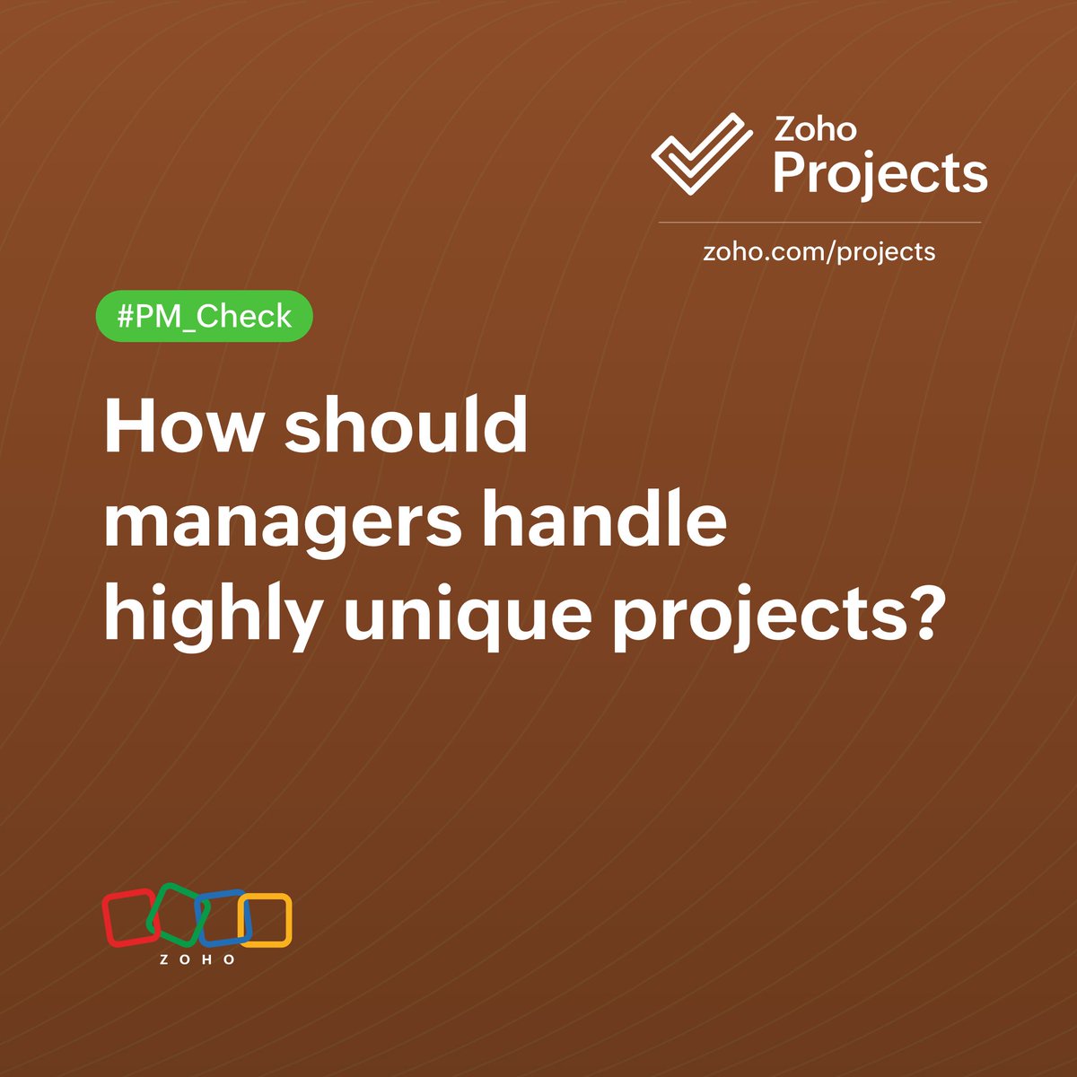 ZohoProjects's tweet image. #PM_Check You might be on your way to becoming an architect of extraordinary solutions. Here&apos;s how you can navigate uncharted waters with brilliance.

#pmtool #projectmanagement #managers #pmo #zoho

1/5