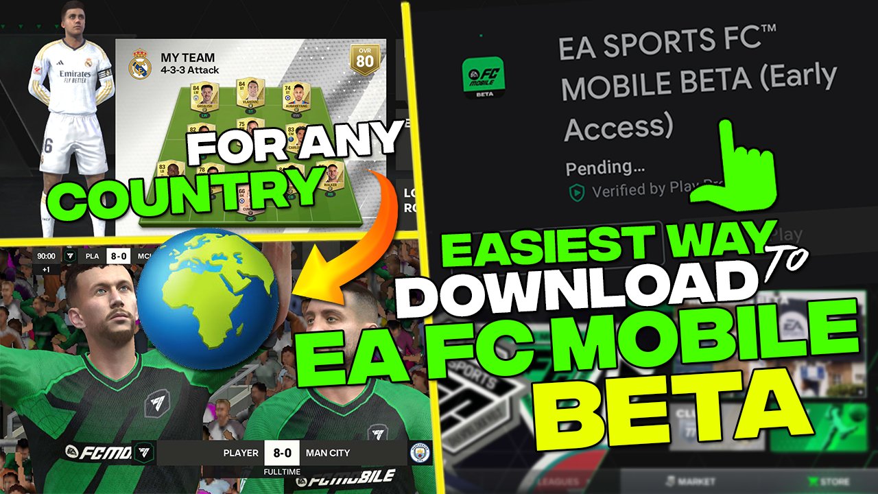 FC MOBILE FORUM on X: EA FC MOBILE BETA VERSION 🔥 Easiest way to download  for any country 🤩 check out our new  video ⏬    / X