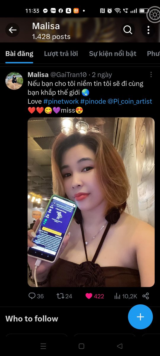 GaiTran10's tweet image. Ôi trả lại nguyên hình cho chị🤭CHỊ  CHƯA MUỐN GIÀ SỚM VẬY ĐÂY honey😍💜 
🙆Nhưng cũng cảm ơn Người con trai đến từ sao hỏa🤪Luôn cho chị nhiều bức hình đẹp
#Modelsforpi 
#pinetwork 
#pinode