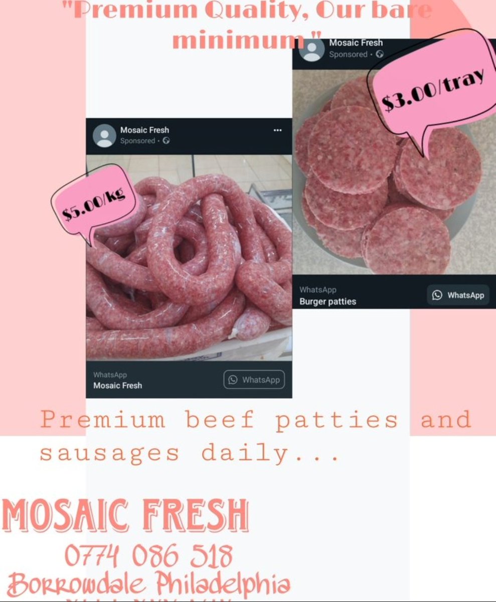 mosaicfresh's tweet photo. #FreeDeliveryWednesday
Place your orders and we'll deliver right to you for free..... Discounts for big orders
"Premium quality, our bare minimum'
Don't forget to follow us
Have a great day https://t.co/xGHLZe7vcC