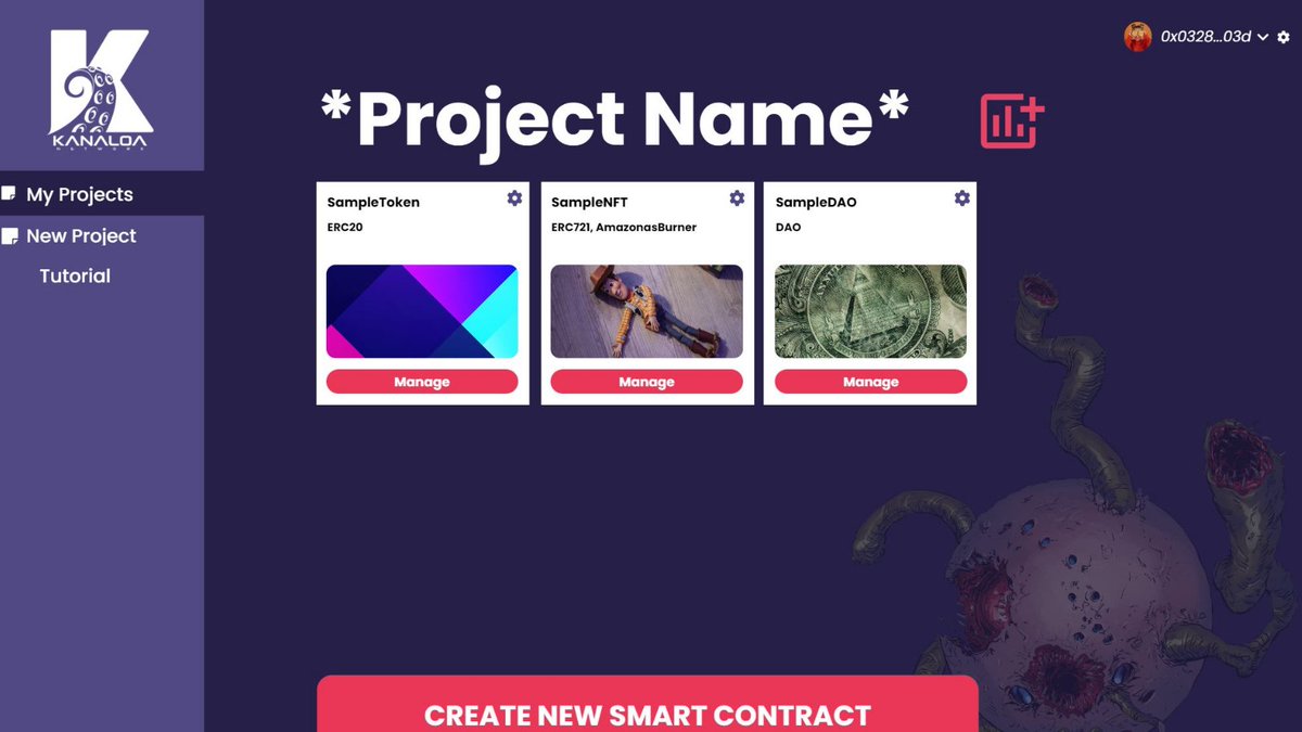 KanaloaNetwork's tweet photo. Are you ready for no-code #modular #SmartContracts?! 🐙👀🐙
The Kanaloa Network SCC allows you to deploy, manange & modify smart contracts with a few clicks!
#soon
#ERC2535
#Diamondcontract
#thefuture
#BLOCKCHAIN https://t.co/OYhGlTjCkB