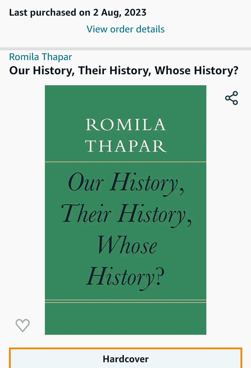 ipshita77's tweet image. And, pre-ordered! Can&apos;t wait, @seagullbooks 💚💚💚
#OurHistoryTheirHistoryWhoseHistory #RomilaThapar #EssentialReading #OurTimesInterestingTimes