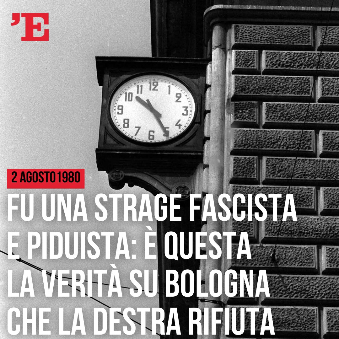 espressonline's tweet photo. I camerati rilanciano le «piste estere» risultate false. I familiari delle vittime: «Vogliono coprire le complicità politiche» #2agosto #stragedibologna https://t.co/k8vz2lUa4x