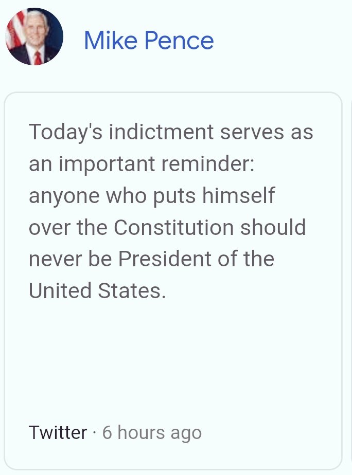 SPBMcKenna's tweet image. 🛑 So @Mike_Pence has finally FLIPPED on #Trump!

I'd say it's too little too late!