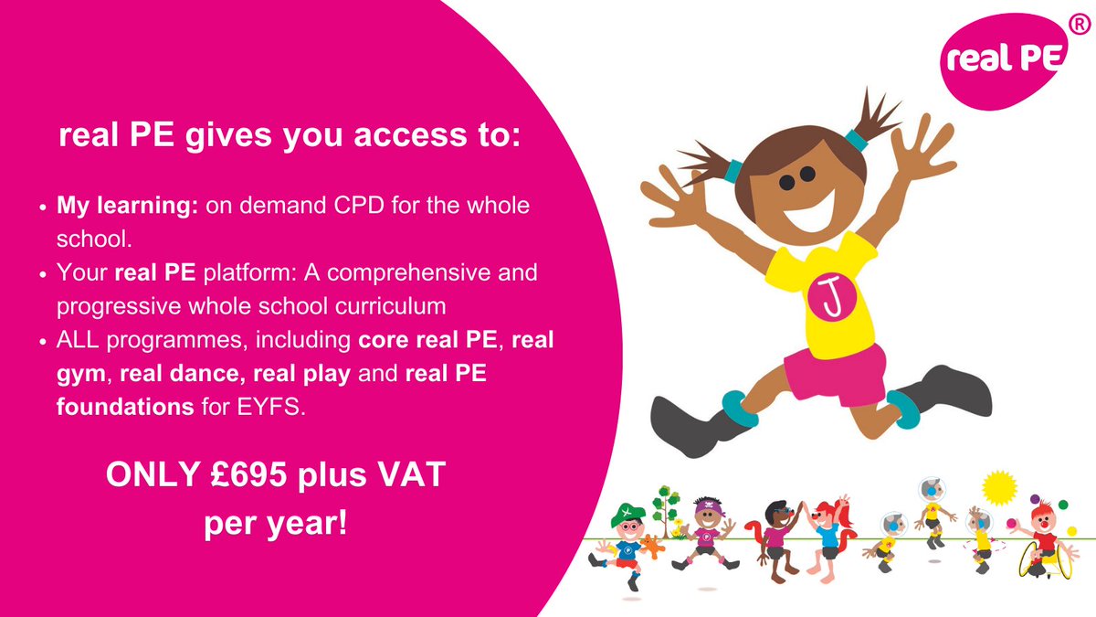 real_PE_'s tweet photo. Busy schedule? No problem!
#realPE includes #Mylearning to offer bite-sized, flexible, on demand CPD that fits in your schedule.
More info: https://t.co/trwYL8jaqX
#PrimaryPE #CPD #PhysEd #PE https://t.co/wDFOkCqbAM