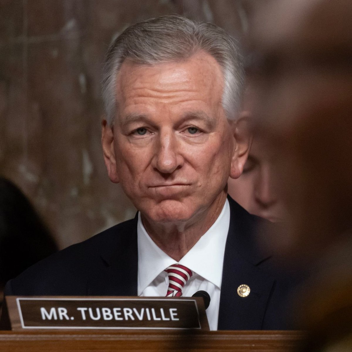 Senator Tommy Tuberville from Alabama has a blockade in place blocking 300 military promotions. This affects America's military readiness AND national security, but he disagrees. Let's see how many RTs we can get to send that moron a clear message. #EndTheBlockade