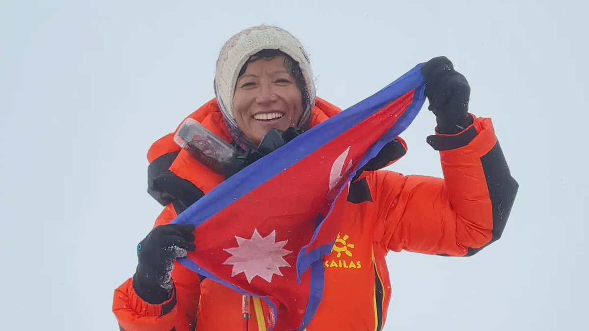 poornimashresth's tweet photo. Dear friends and well wishers,

I am writing from Skardu in Pakistan right now, and I feel super happy and proud to share that I successfully summited K2, the world’s second highest mountain in the world. https://t.co/cwNTO9Wkm8