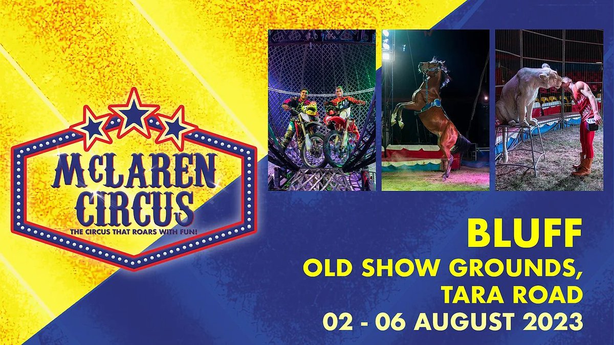 DenzilMclaren's tweet photo. Don't miss @mclarenscircus next Spectacular Show at Bluff in #Durban Tonight at 7pm🎪😂😍🦁🐴❤️
#kznsouthcoast #Mobeni #Wentworth #Chatsworth #Queensburgh #DBN #KZN South Africa
All Show Times https://t.co/2CJ9WGyTV5
Buy Tickets online: https://t.co/wsY55Vvbk8 #wedomorewednesdays https://t.co/DirHcOF63M