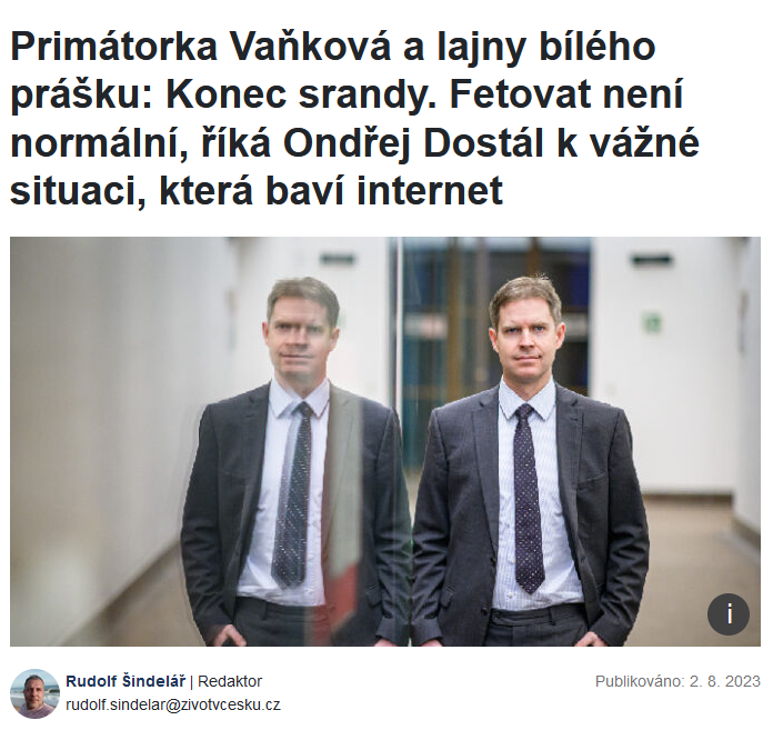 Vládnou nám feťáci, hysterici, bankrotáři, v nejlepším případě průměrní lidé bez vzdělání. Kde selhal výběr elit? Výsledek: Česko stagnuje a padá do dluhů. Komentuji pro @ZivotvCesku_cz, že by politici aspoň neměli legitimizovat fet. Politika není párty, ale náročné poslání.