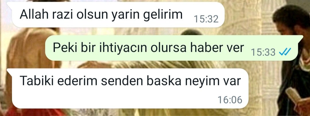 Kalsın şimdilik sonra silerim