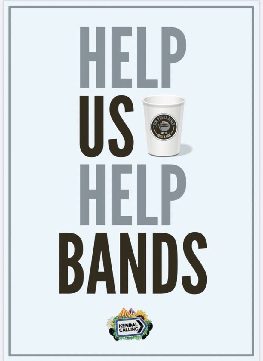 Tim_Burgess's tweet photo. A huge thanks to everyone who bought a coffee, a cake some merch or a pizza from Tim Peaks at @KendalCalling at the weekend. 

You have helped raise TEN THOUSAND POUNDS for Help Us Help Bands

All the money will be going to
 assist artists with recording, touring and making music https://t.co/opNvhxMwEg