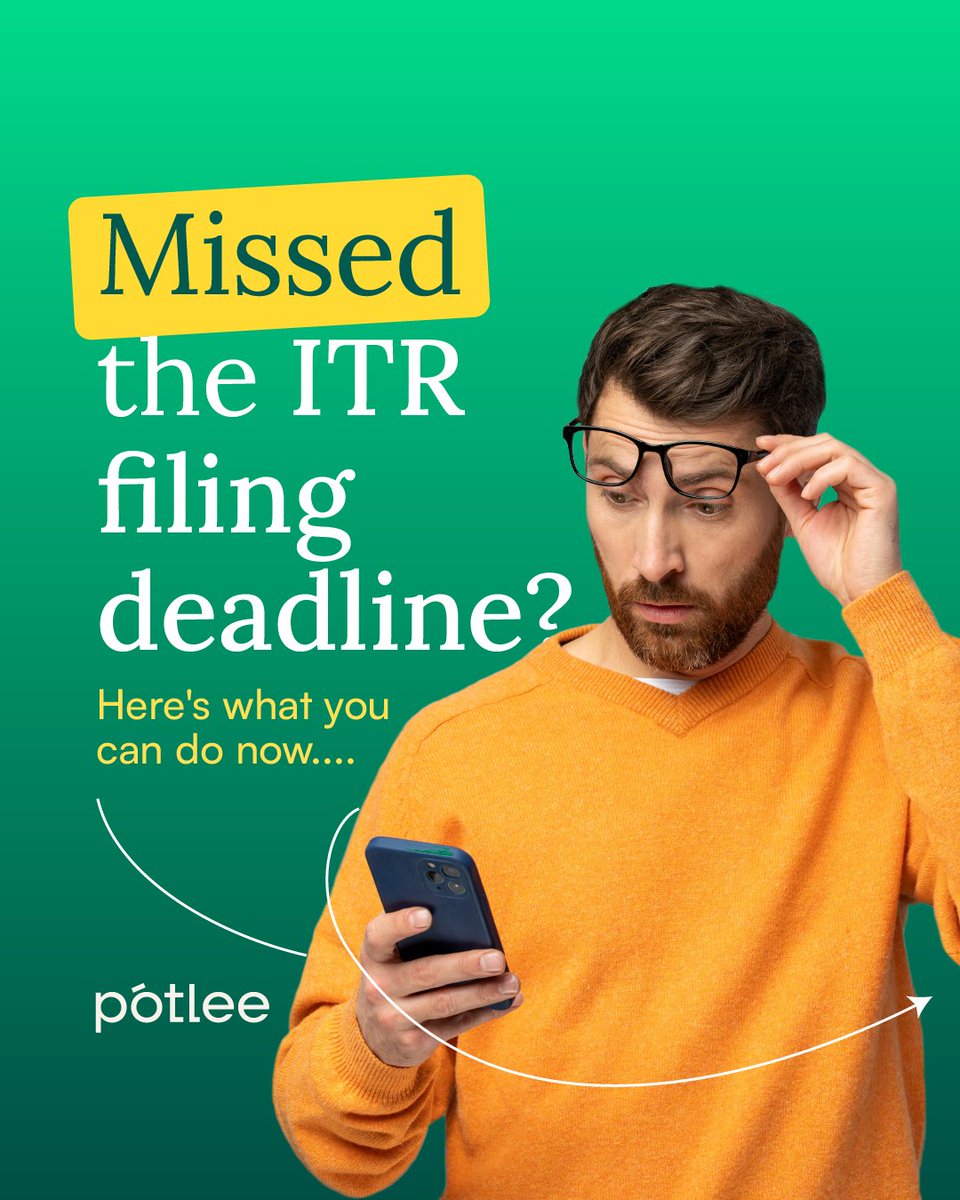 potleesocial's tweet photo. Oops! Missed the ITR deadline? Here are some small and easy steps to remedy big trouble!  

#Potlee #ITRFiling  #taxation #FinancialTips #ITRs #FinancialEducation #financialliteracy https://t.co/pjf9ggyeip