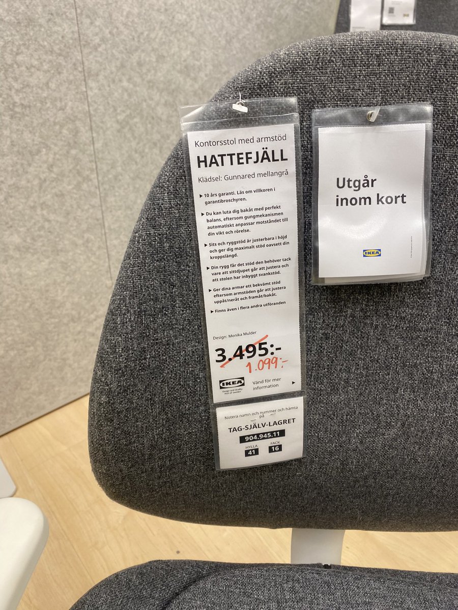 oyukimatsumoto's tweet photo. Hej @IKEAUKSupport @IKEA I find very low that you make believe your costumers that they are making a great deal by buying a product on sale and then when they are about to pick up the product it shows you are not really saving that much #ikea #hattefjäll #costumerservice https://t.co/sd0uTrUqmf