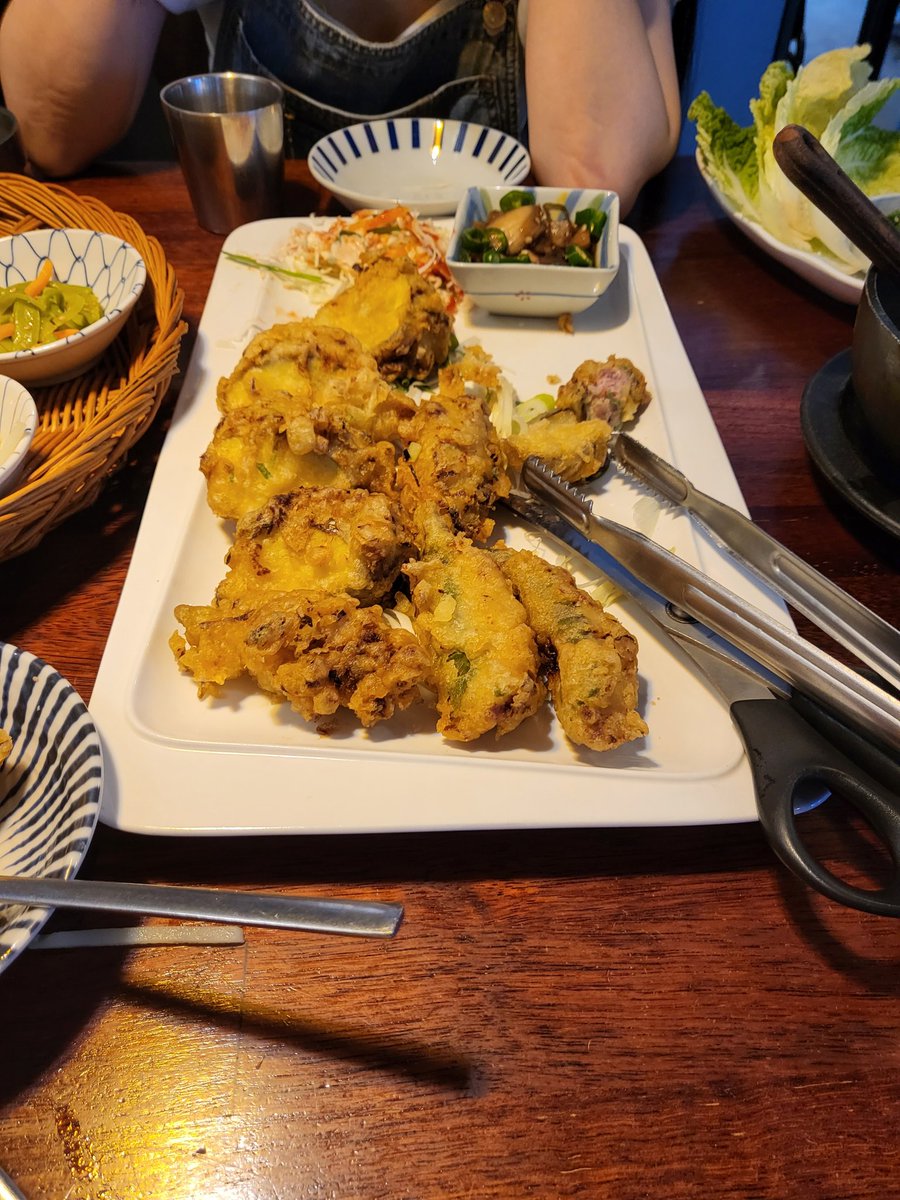 가지튀김 생각보다 맛있네요