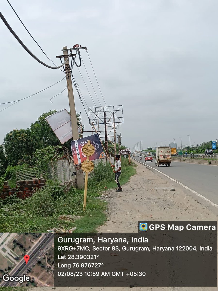 MCManesar's tweet photo. Unauthorised advertisement removed by @MCManesar team. @cmohry @DC_Gurugram @diprogurugram1 @csharyana @ulbharyana https://t.co/U2sPn3pfbX