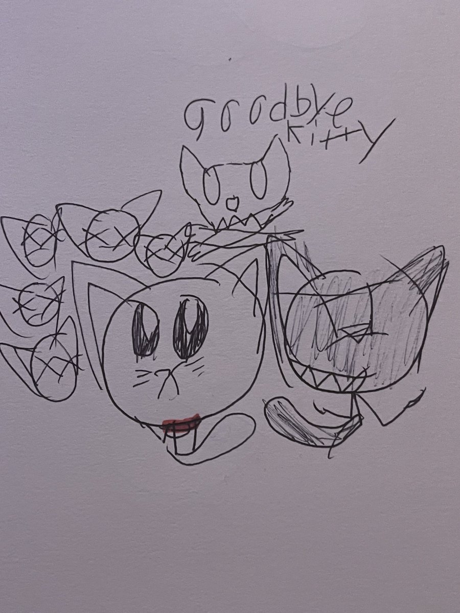 Royal_gbear's tweet photo. Oof #mondomedia #goodbyekitty #Doodles https://t.co/EePQ7kWIbf