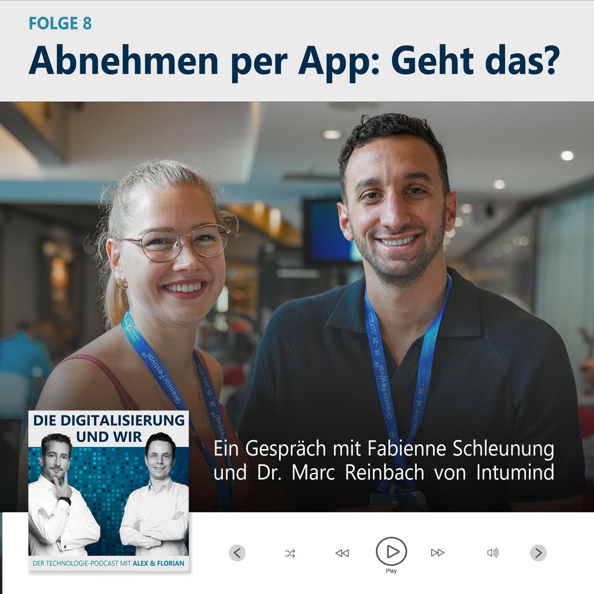 In der neuesten Folge von “Die Digitalisierung und Wir” tauchen wir tief ein in die Welt des digitalen Gesundheitscoachings, in das Thema intuitive Ernährung und wie man als Lean-Startup auch ohne Investoren erfolgreich sein kann.
Hört rein: podcasters.spotify.com/pod/show/digit…