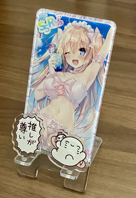 C102新作グッズ 推しを愛でられるスマホスタンドです〜!!
自由な発想で推しを存分にアピールして下さい🫶 
