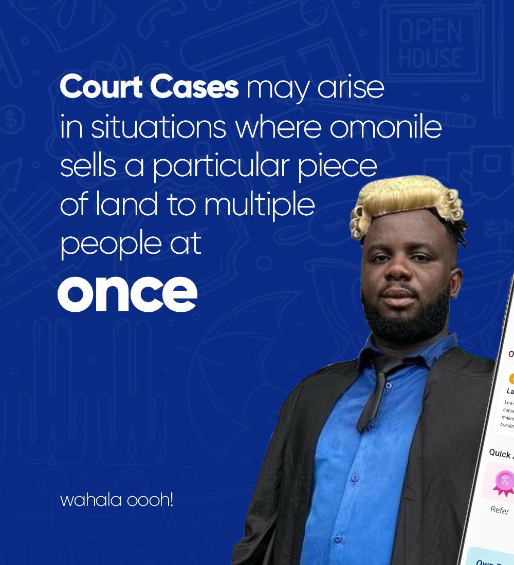 Buildbayltd's tweet photo. The "omo-onile" issue is all over the nation, you have either experienced it or have someone that has a first-hand experience with them.
Get in the comment section and also tag your friends, let us hear your omo-onile story.
#buildbay
#landowners
#omoonile https://t.co/iueqI0aNWc