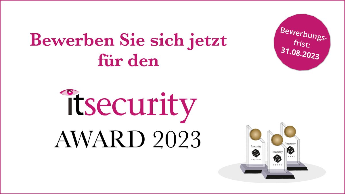 it__security's tweet photo. 🏆#itsecurityAward 🏆Es ist wieder soweit 🤩Mit dem it security Award werden die innovativsten IT Security-Produkte ausgezeichnet. Bis zum 31. August 2023 können Unternehmen, Institutionen und Security-Experten ihre Vorschläge einsenden 🛡️👉 https://t.co/8JrR6gxbZ4
#CyberSec https://t.co/IZYUAdkL6x