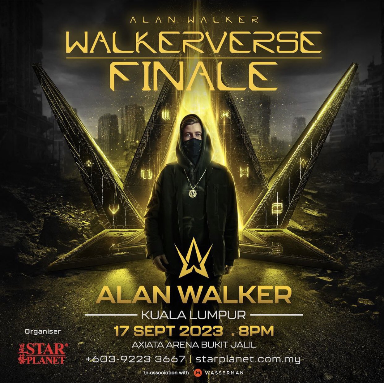ALAN WALKER 'Walkerverse Finale' in Kuala Lumpur (Tickets)