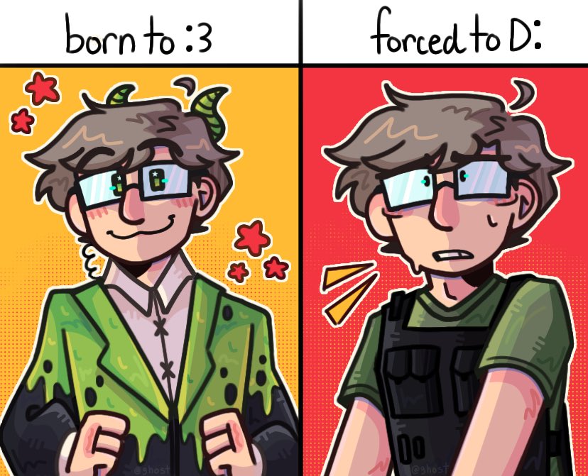 T0tallyGhost's tweet photo. guys don’t worry he escaped and everything is fine! (i am insane)
#generationloss #genlossfanart #slimeciclefanart #glcharlie https://t.co/X6fBIxbp3j