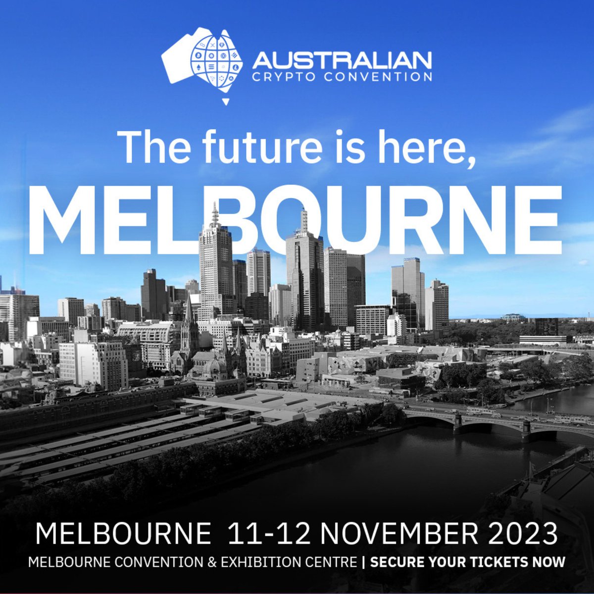 AusCryptoCon's tweet photo. Less than 3 months to go until Australia's biggest Web3 &amp; Crypto event happening this November! Explore Metaverse, DeFi, Web3 Gaming, and more at AusCryptoCon.