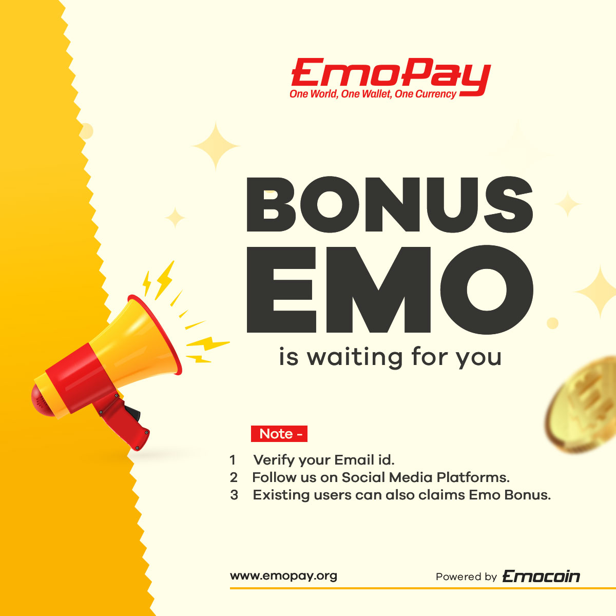 imemopay's tweet photo. Claim your Emo Bonus now! 💰

Sign up at https://t.co/IxmAS6dVCI

#Bonus #Emo #EmoBonus #VerifyEmail #FollowUs #fintech #Emocoin #investments #LimitedTimeOffer #Crypto #Emopay #secure #benefits #cryptocurrency #trading #Growth #PassiveIncome #FinancialFreedom #invest #Wednesday https://t.co/ibeRi33Vmq