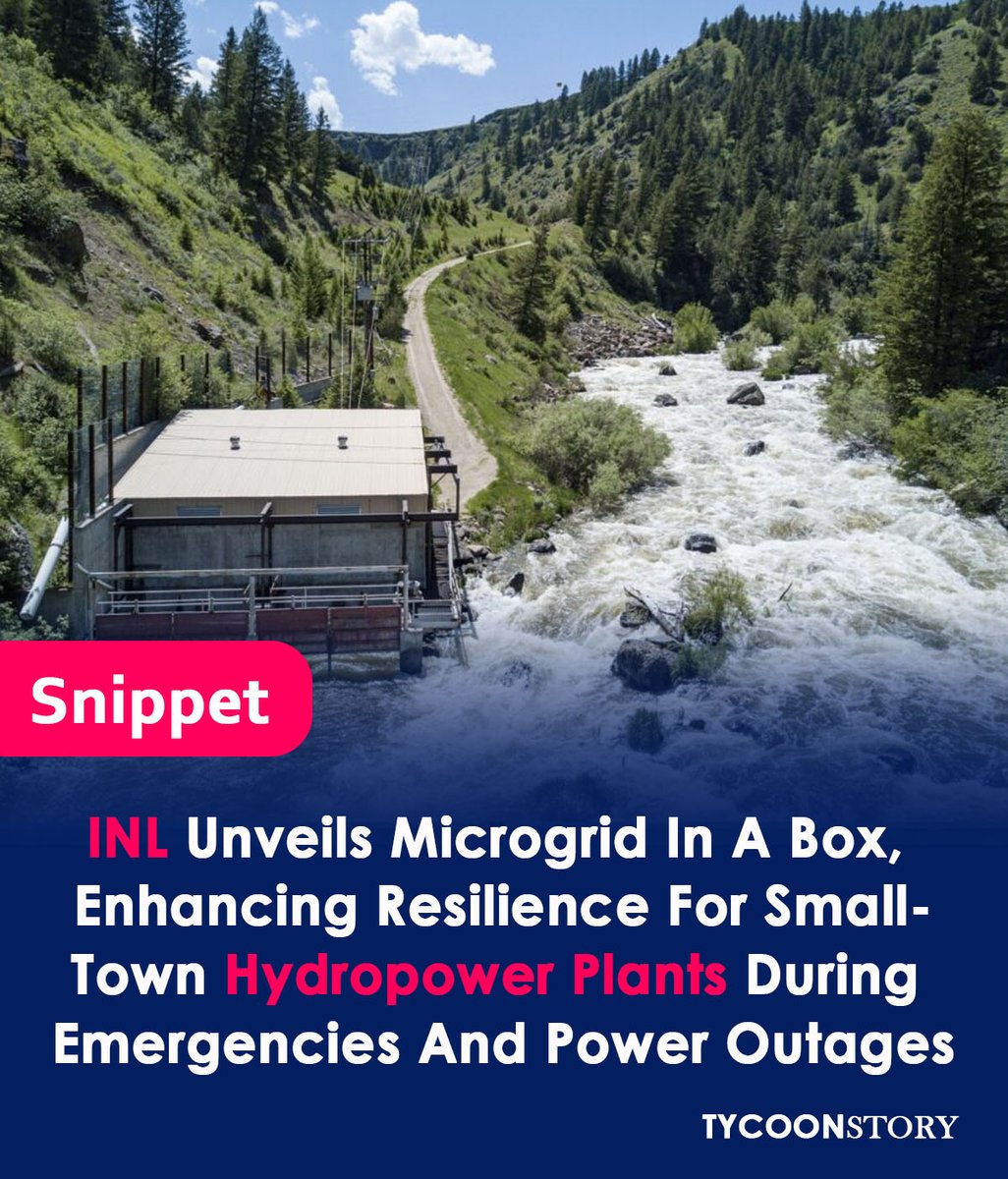 INL unveils Microgrid in a Box, enhancing resilience for small-town hydropower plants during emergencies and power outages

#Microgrid #inl #emergencypower #renewableenergy #cleanfuels #nuclearpower #CarbonFreeTechnologies #ruralcommunities #sustainableenergy #greentechnology