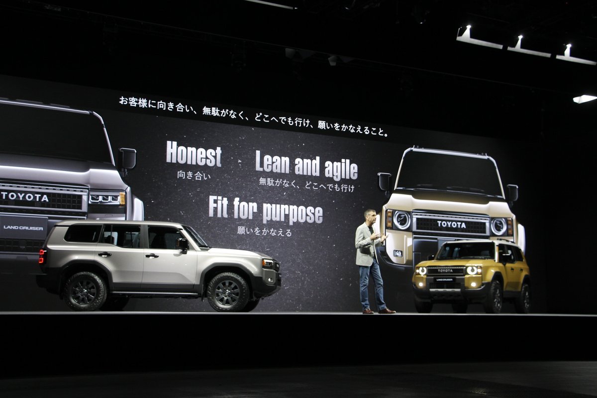 responsejp's tweet image. 【トヨタ ランドクルーザー250】これが本家！「プラド」と呼ばれない理由
response.jp/article/2023/0…

#新型車 #トヨタ #ランドクルーザー #ランドクルーザープラド