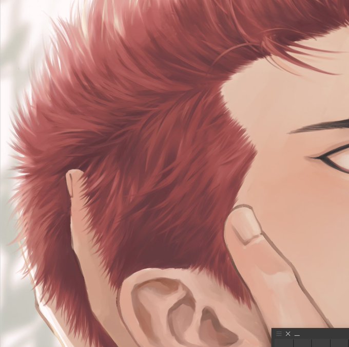 「red hair sideburns」 illustration images(Latest)