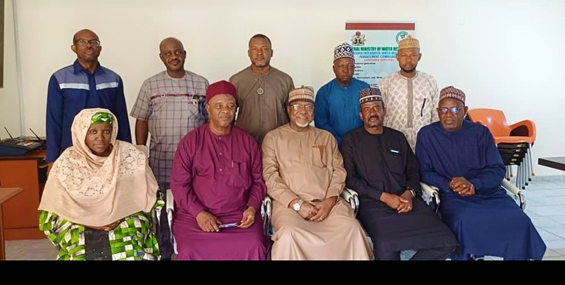 The Executive Director, Engr. Magashi Umar Bashir, FNMGS, FNIWE, FNAH,FNAHS,COMEG (REGTED) on Tuesday, 1st August, 2023 held a Meeting with Board of Trustees, Hadejia Jama're Komadugu Yobe Basin- Trust Fund who visited the Commission.
