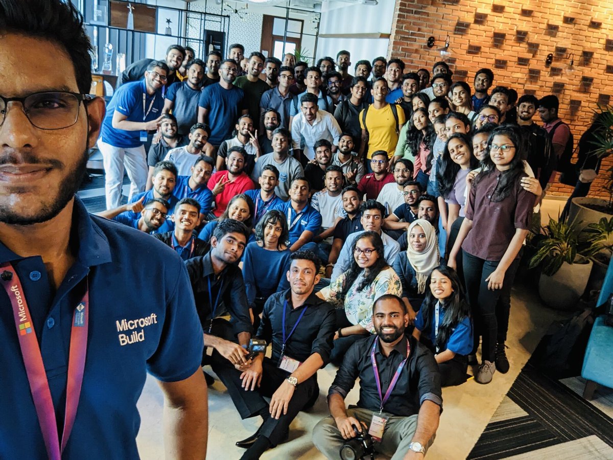abhixsh's tweet image. Excited to share my incredible experience at #MicrosoftBuild2023! Connect with brilliant minds, explore the latest innovations, and be respected among passionate tech enthusiasts. A big shout out to MLSA LK  and MVPs for organizing this high-profile event. 💙 #mlsa @microsoft