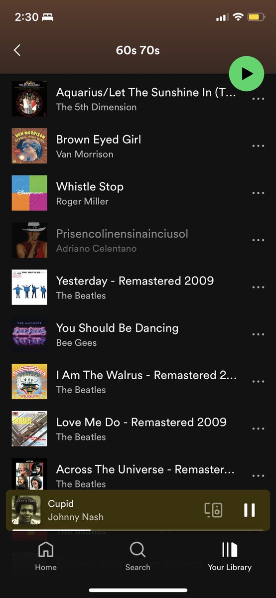 I’ve been listening to music and walking circles around the house because I made the mistake of having coffee after dinner. Very sad that one of my favorite songs is no longer on Spotify. Ciao, professore. youtu.be/-VsmF9m_Nt8