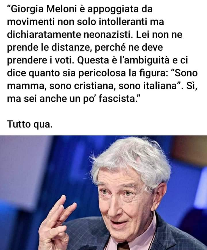 " EN PASSANT...".
(Corrado Augias non condurrà 'Rebus' su Rai3 il prossimo anno...).
Alle 20.00 su #rai3 nuova puntata di #blob...