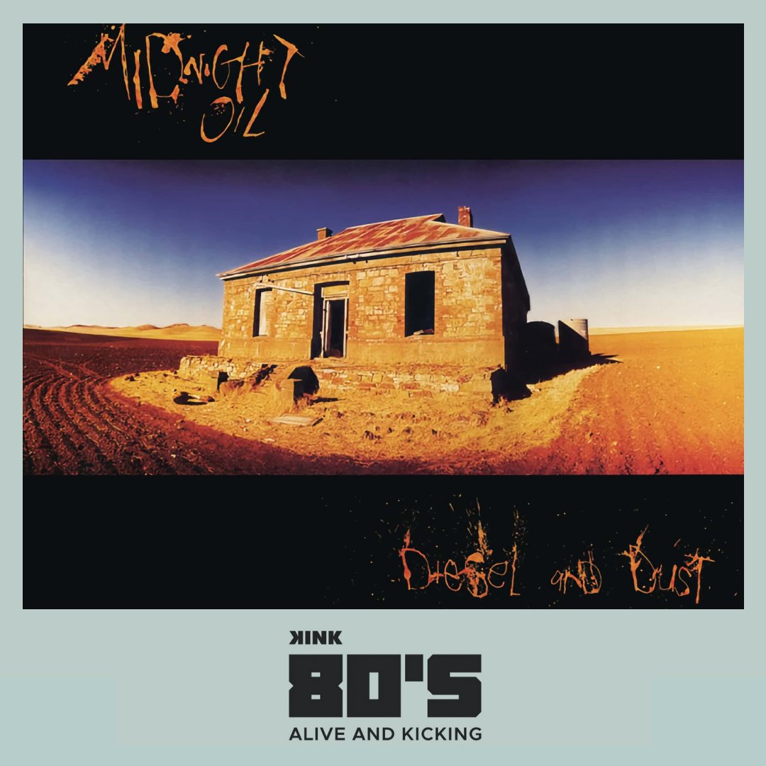 KINK80s's tweet photo. Vandaag in 1987 bracht @midnightoilband hun zesde studioalbum "Diesel and Dust" uit

Met o.a. The Dead Heart, Beds Are Burning, Put Down That Weapon en Dreamworld🔥

Luister KINK 80's voor het beste uit de jaren 80!

🌎https://t.co/YLNYJrQjDd
📻DAB+
📱KINK App https://t.co/DE5VqFPCAf
