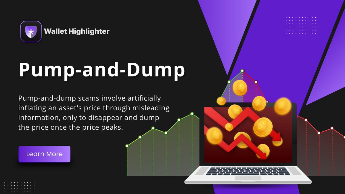 W_Highlighter's tweet photo. 🔒 Defending Against Rugg Pull Scams! Educate Yourself with Wallet Highlighter 🚀
✨Our free Chrome extension keeps you safe from such threats. Empower yourself with knowledge and security! 🛡️💼
#RuggPullScams #CryptoSecurity #WalletHighlighter https://t.co/8aH2Nc24mj