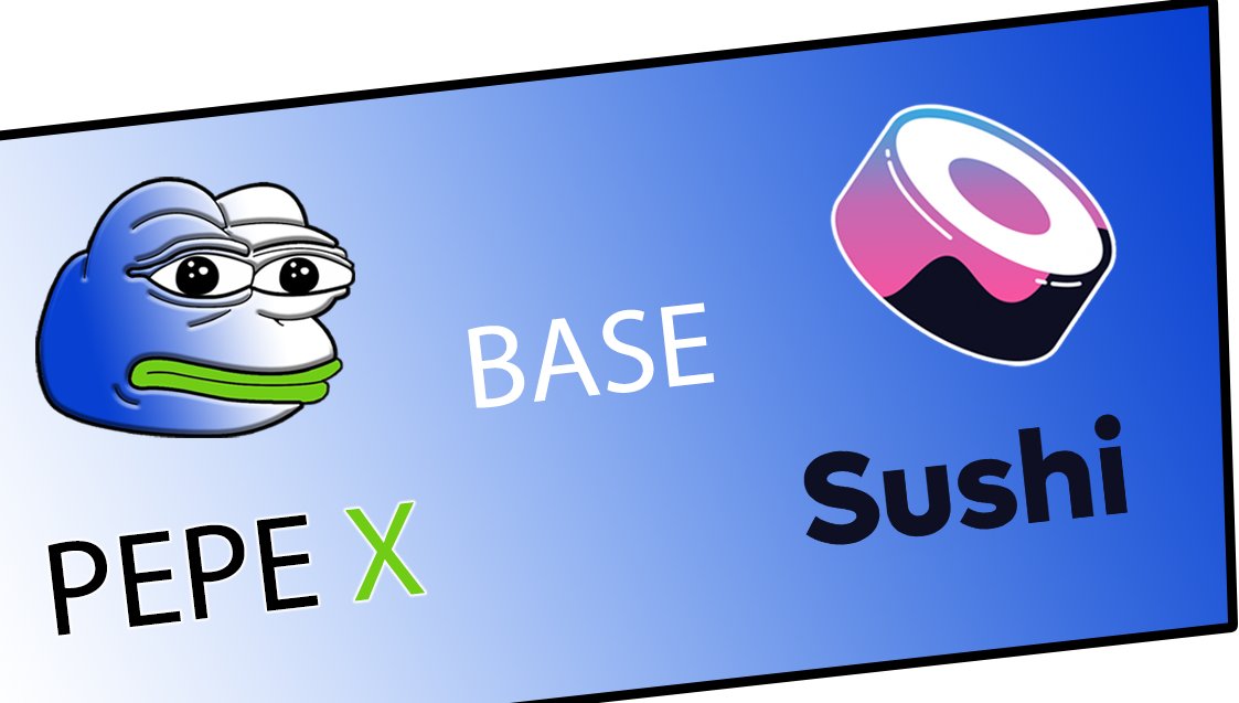 BasePepeX's tweet photo. Do u want #PepeX 🐸 to COME BACK ⁉️

🛡️ on #BaseChain 

Most Security Dex #SushiSwap Integrated 🍣

Show ur Support &amp; Answers by interactions 👇

🍣 RT - Like - Tag Friends
🍣 Drop #Metamask Wallets 💸
🍣 QT - Answers

#SUSHI #BASE #Uniswap #BALD #Airdrop #Giveaways #memecoin https://t.co/YZsgiGiUPf