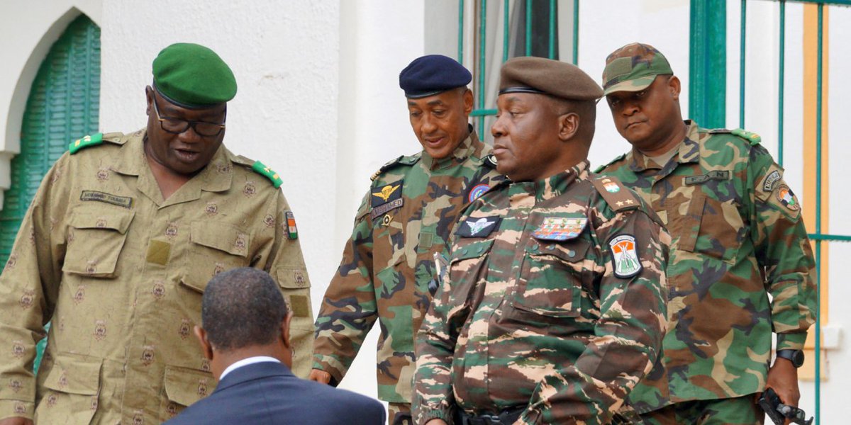 wapassi2's tweet image. ⚡️Niger: réouverture des frontières terrestres et aériennes avec cinq pays frontaliers

 terrestres et aériennes avec l'Algérie, le Burkina Faso, la Libye, le Mali et le Tchad sont réouvertes" à "compter de ce jour",