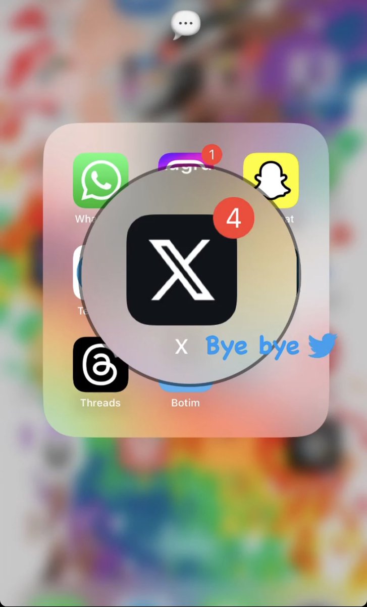 abinantonykj's tweet photo. Bye bye 
#X #RIPTwitterBird https://t.co/7IR5KL0lT6