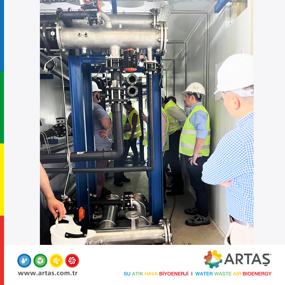 Artaş Atölye'de Almanya'dan misafirlerimiz vardı.
 Üretimini gerçekleştirdiğimiz üniteler müşterimizin yetkilileri tarafından incelendi.   Bu keyifli ziyaret için teşekkür ederiz!  

#ÇevreİçinTutku #Sürdürülebilirlik  #AtıksuArıtma #wastewater #sustainability #ArtaşAtölye