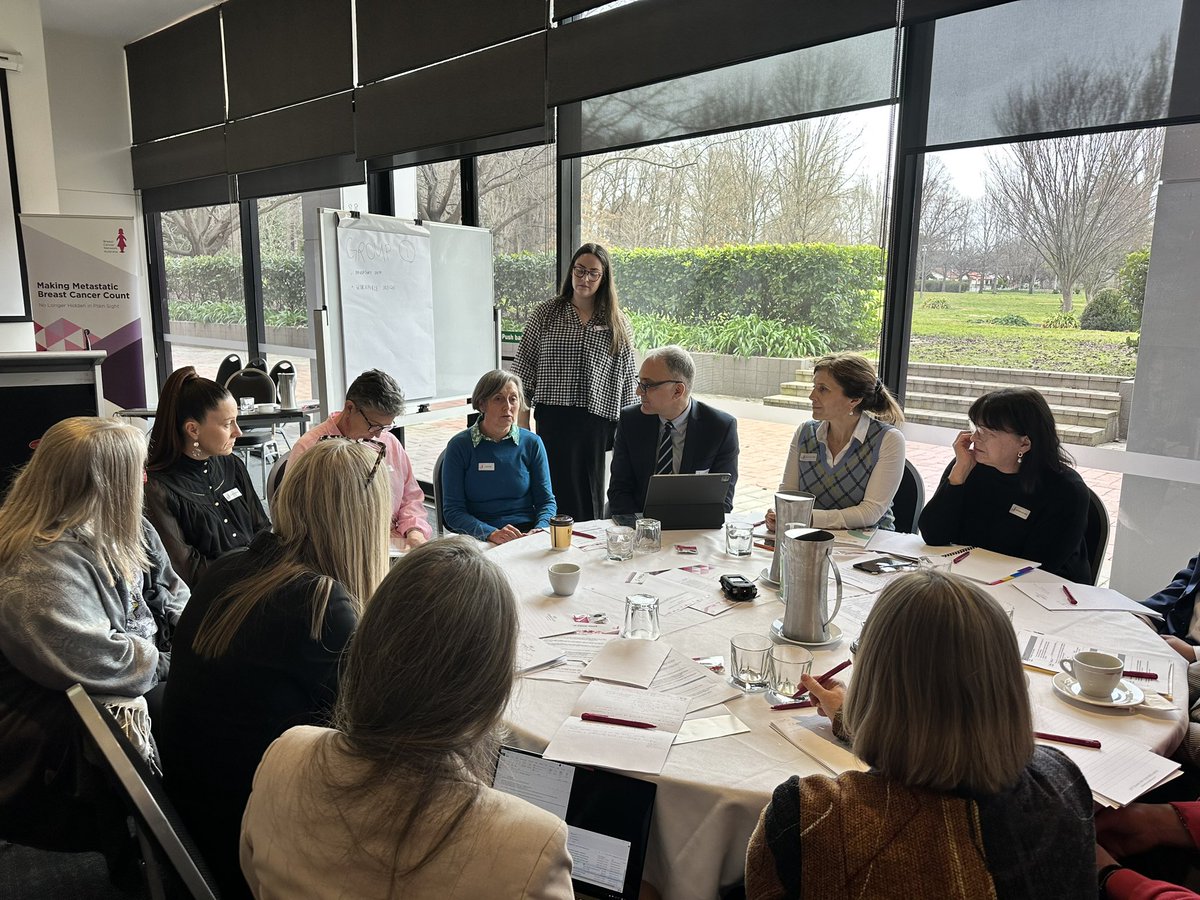 kpilatti's tweet photo. What an incredible day bringing so many minds together to work towards ensuring those living with metastatic breast cancer are counted - we won’t stop - thank you to everyone who participated @BCNAPinkLady love bringing the best of the best together for real solutions https://t.co/x89bLWFhEB
