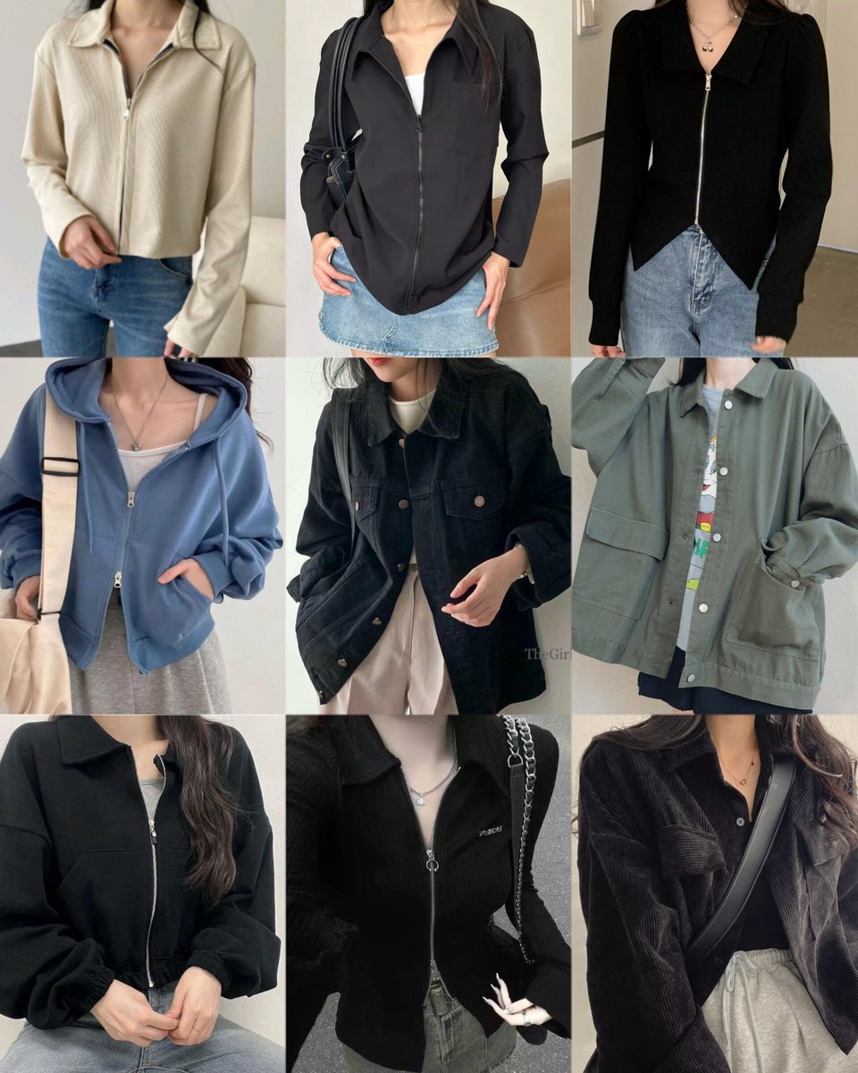 spilloutfitshop's tweet photo. Basic and zipper jacket

— a thread https://t.co/lcUEZhpOHq