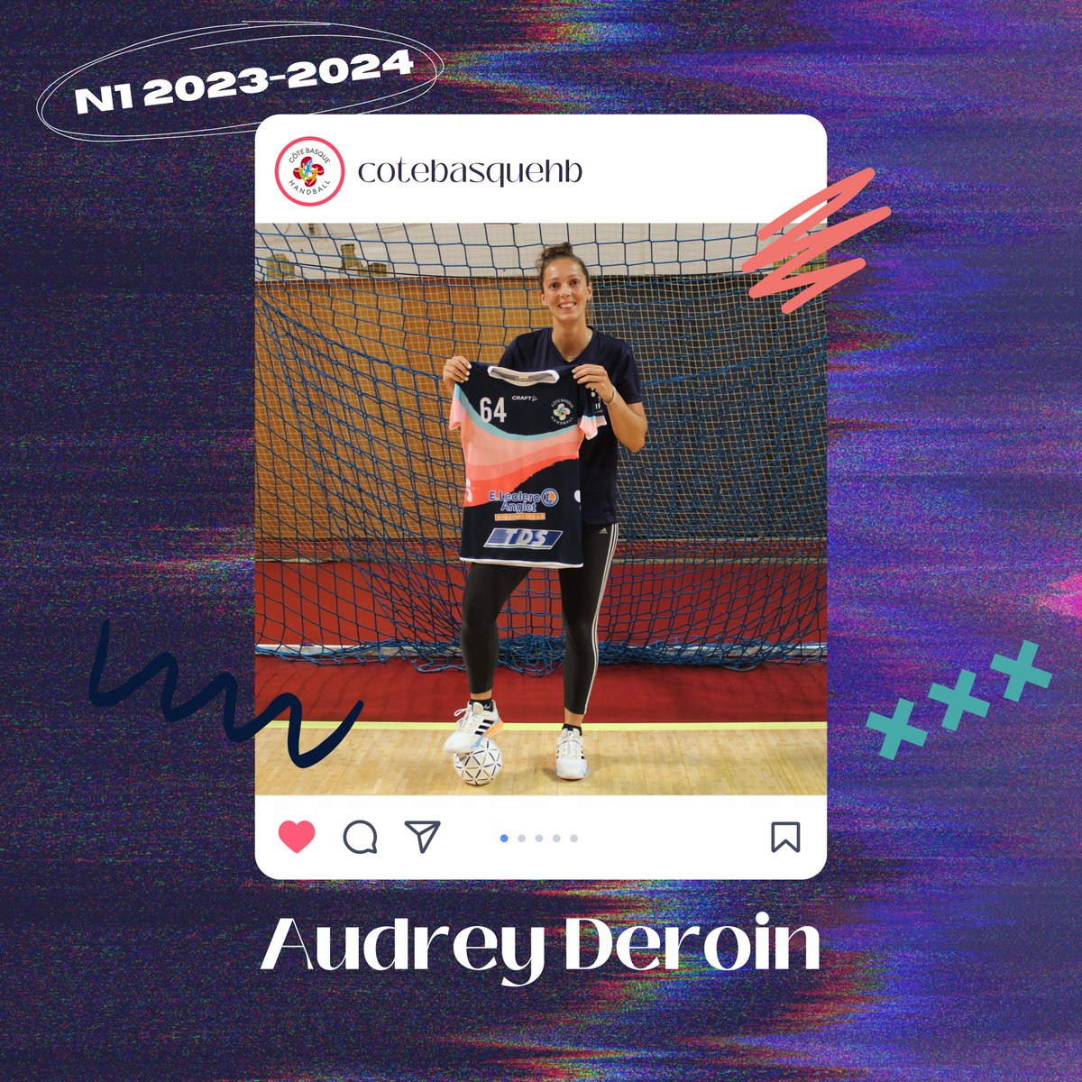 cotebasquehb's tweet photo. 🆕 𝗔𝗥𝗥𝗜𝗩𝗘𝗘

On vous rappelle l'arrivée d'𝐀𝐮𝐝𝐫𝐞𝐲 𝐃𝐞𝐫𝐨𝐢𝐧 🙂

Après cinq ans au @MHB33, l'internationale tricolore aux 112 sélections a décidé de rejoindre les rangs amateurs au sein de CBHB ✊

💬 Ses réactions ⬇️ https://t.co/dlT1hwhAhJ